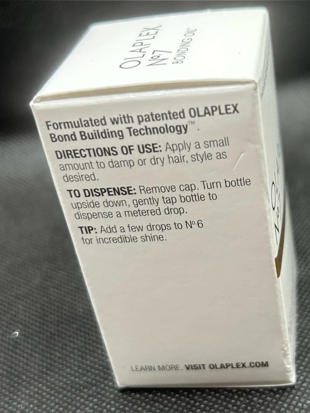 OLAPLEX No.7 Bonding Hair Oil increases shine, softness,heat protection 1 fl oz